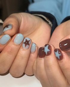 Simple Nail Gel Designs, Soul Eater Nails, Nails Autumn, Hippie Nails, Short Gel Nails, Punk Nails, Her Nails, Pretty Gel Nails, Really Cute Nails