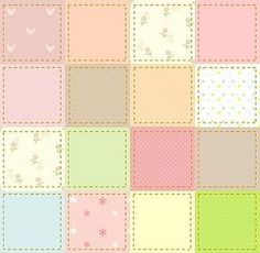 a patchwork quilt pattern with different colors