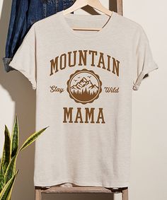 Mountain Mama, Women Graphic, Oversized Graphic Tee, Birthday Tshirts, Stay Wild, High Point, Boyfriend Fit, Graphic Tees Women, Oversized Fits