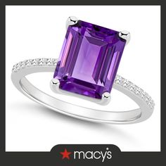 in stock Classic Ring, Amethyst, Pick Up, In Store, Buy Online, Sterling Silver, Ring, Free Shipping, 10 Things