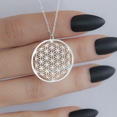 The complete universe in a single jewel! The Flower of Life pendant is exceptional for healing, and it enables you hook up with your better self. Where Math, Geometry, and Spirituality meet The flower of life form incorporates a mystery form referred to as the fruit of existence - that includes thirteen circles that keep many mathematical and geometrical legal guidelines. These legal guidelines constitute the complete universe. Giving Flower of Life to a person you love, is like giving them the Better Self, Giving Flowers, Spiritual Necklace, Life Jewelry, Silver Cleaner, Chakra Necklace, Math Geometry, Life Form, Jewelry Sterling Silver