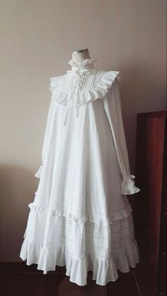 Angelic Clothing, Angelcore Outfits, Africa Trip, White Victorian, American Dress, Vestidos Vintage