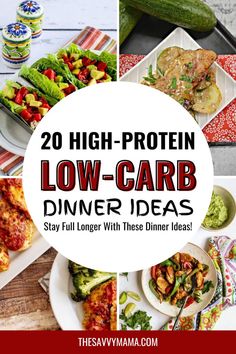 20 high protein low carb dinner ideas that are easy to make and delicious for the whole family