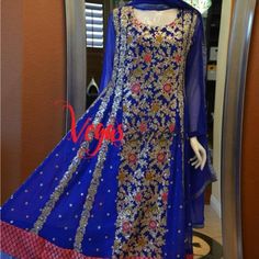 Never Worn, Blue Wedding Anarkali Narayanpet Anarkali Dresses, Anarkali Dress Online Shopping, Wedding Anarkali, Blue Anarkali, Blue Wedding, Anarkali, Color Blue, Outfit Inspo, Plus Fashion