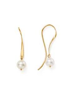 Bloomingdale's 14K Yellow Gold Satin Drop Threader Earrings - 100% Exclusive | Bloomingdale's Gold Satin, Threader Earrings, Gold Drop Earrings, Handmade Jewelry, Fine Jewelry, Buy Online, Yellow Gold, Drop Earrings, Satin