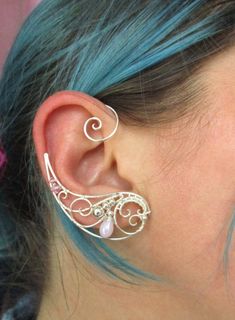 Pair of ear cuffs Fourth Dimension Ear cuffs Elf earrings | Etsy Unique Adjustable Pierced Ear Climbers, Adjustable Unique Style Ear Climbers, Adjustable Spiral Ear Cuff, Unique Metal Ear Climbers With Ear Wire, Unique Pierced Ear Climbers As Gift, Unique Gift Ear Climbers For Pierced Ears, Unique Gift Ear Climbers, Adjustable Unique Ear Cuff, Elf Earrings