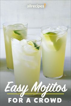 easy mojitos for a crowd