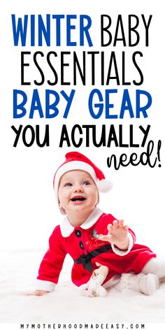 Looking for Winter Newborn Must Haves and essentials? Keep reading for our list of over 15 winter newborn essentials for your winter baby! Newborn Survival Guide, Baby Winter Fashion, Baby Winter Dress, Winter Checklist, Newborn Christmas Gifts