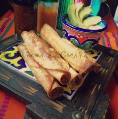 some food is sitting on a tray and ready to be eaten