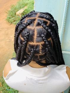 Black Woman Wig, Medium Sized Braids, Size Braids, Medium Size Braids, Ponytail Simple, Ghana Braids, Jumbo Box Braids, Long Light, Braids With Beads