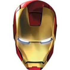 an iron man mask is shown on a white background