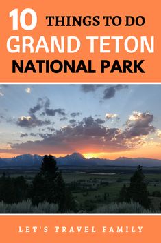 Plan your Grand Teton National Park vacation with our tips on the best places to visit in Grand Teton National Park. From hiking and biking to kayaking and ranger programs, we have you covered. #grandtetonnationalpark #grandteton #nationalpark #wyoming Wyoming Trip, Usa Destinations, Scenic Pictures, Family Travel Destinations, Travel Family