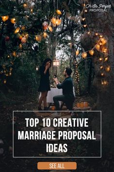 the top 10 creative marriage proposal ideas