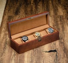 Wood watch box for men,Watch box,Watch box for men,Mens jewelry box,Mens valet box,Valet box,Watch display case,Watch case,Valet box for men watch box,watch box for men,mens jewelry box,mens valet box,valet box,watch display case,watch case,valet box for men,wooden watch box for men Solid Wood or Real Glass Top: Solid wood or glass top support custom engraving to make your box personalized, real glass lid keeps your watches from dust, and easy for you to see all the watches in the box and help you decide quickly which watch to wear. It will display all your watches in a convenient, fashionable and clear way. Soft Velvet Liner: Made of high quality walnut wood and soft gray velvet, this jewelry storage display box is excellent to protect your beloved jewelry from scratch and damage. Multi-f Luxury Wooden Boxes, Jewellery Storage Display, Wood Watch Box, Mens Jewelry Box, Wooden Watch Box, Watch Display Case, Mens Watch Box, Bracelet Storage, Watch Organizer