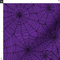 a purple spider web pattern with black lines on the top and bottom, as well as an