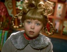 Cindy Lou Who Now, Who From The Grinch, Cindy Lou Hoo, Cindy Lou Who Hair, Whoville Hair, Grinch Cindy Lou, Le Grinch, Dr. Seuss