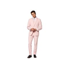 Unforgettable style. Featuring a solid design and slim fit, this men's novelty suit and tie set from OppoSuits will have them remembering you. Click on this MEN'S GUIDE to find the perfect fit and more!PRODUCT FEATURESIncludes: suit jacket, pants & matching tieJacket: padded shoulders, notched lapels, 2-button front, 5-pocket, long sleeves, regular-length jacket fits those between 5'8" and 5'11" tallPants: flat front, 4 pockets, zipper fly with hook & button closure, 9.8-inch front rise, 13.75-i Orange Suit, Suit Tie, Tall Pants, Jacket Fits, Slim Fit Suit, Tie Set, Blazers For Men, Suit And Tie, This Man