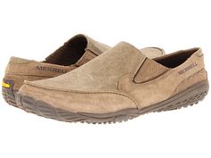 Merrell Barefoot Life Radius Glove Canvas Breathable Casual Slip-ons For Outdoor, Outdoor Low-top Slip-on Sneakers With Vibram Sole, Ergonomic Slip-resistant Walking Shoes For Light Sports, Sporty Slip-ons With Cushioned Footbed For Sports, Casual Outdoor Sneakers With Slip-resistant Sole, Sporty Brown Slip-ons With Rubber Sole, Slip-resistant Walking Shoes For Light Sports, Functional Slip-on Sneakers With Removable Insole For Light Sports, Functional Outdoor Slip-ons With Rubber Sole