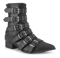 Alternative Pointed Toe Boots For Concerts, Punk Boots With Pointed Toe And Buckle Closure, Non Binary Fashion, Vampire Clothes, Androgynous Outfits, Hippie Boots, Pointy Toe Boots, Pointy Shoes, Gothic Shoes