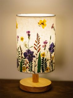 Dried Flowers Table Lamp, 5W LED Pressed Flower Bedside Lamp,shade Lamp With Wood Base,flower Nursery Decor, Christmas Mother's Day Gift - Etsy Dried Flower Lampshade, Diy Table Lamp, Japanese Paper Lanterns, Flower Nursery Decor, Flower Lamp, Flower Nursery, Purple Themes, Decorative Table Lamps, Beautiful Interior Design