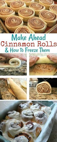 cinnamon rolls and how to freeze them