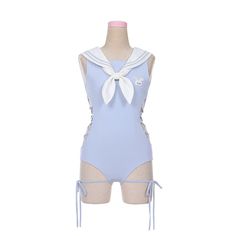 [Deposit/Reservation] Kawaii Cute Pink/Blue/Navy Bunny Swimsuit SP17559 - Harajuku Kawaii Fashion Anime Clothes Fashion Store - SpreePicky Rose Bleu, Hip Length, Cute Pink, Pink Blue, Cute Outfits, Navy, Pink, Blue, Quick Saves