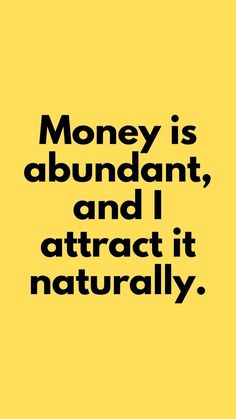 Affirmations for ProsperityMoney is abundantand I attract it naturally. Winning Money, Louise Hay Affirmations, Krishna Quotes In Hindi, Financial Motivation, I Attract, Prosperity Affirmations, Positive Phrases, Law Of Attraction Money