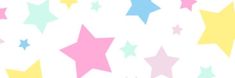 many different colored stars on a white background