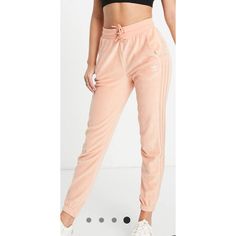 Adidas Originals Relaxed Risque Valour Sweatpants Blush Pink Slim Size Xl Pink Adidas Pants For Loungewear, Spring Peach Bottoms For Loungewear, Fitted Pink Adidas Bottoms, Adidas Pants For Spring, Adidas Pants For Spring Loungewear, Black And White Sweatpants, Adidas Pants Women, Cropped Sweatpants, Soccer Pants