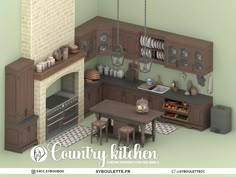 Country kitchen cc sims 4 – Syboulette Custom Content for The Sims 4 Sims 4 Bar Clutter, Sims 4 Towel After Shower Mod, Sims Cc Sets, Sims 4 Kitchens, Sims 4 Country Kitchen, Sims 4 Kitchen Set, Sims 4 Furniture Sets, Sims 4 Industrial Cc, Sims 4 Cc Kitchen Set