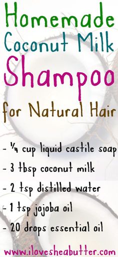 Diy Coconut Milk, Shampoo For Hair Growth, Homemade Coconut Milk, Super Hair Growth, Natural Beauty Hacks, Diy Coconut, Coconut Oil For Acne