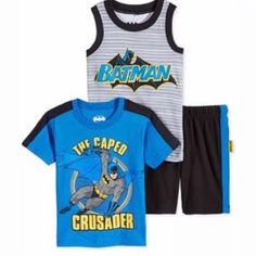 Nannette Little Boys 3-Pc Batman Tank, T-Shirt & Shorts Set Sizes Available 2t. Brand New With Original Tags. Bundle 38 Cotton Character Print Sets For Playwear, Casual Playwear Sets With Character Print, Casual Playtime Sets With Character Print, Casual Black Character Print Sets, Casual Black Sets With Character Print, Cotton Playwear Sets With Graphic Print, Cotton Graphic Print Playwear Sets, Cotton Graphic Print Sets For Playwear, Black Cotton Playwear Sets