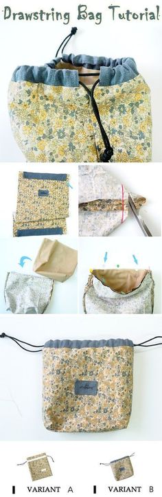 the instructions for how to sew a purse with zippers and pockets on it