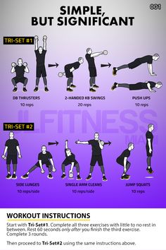 a poster with instructions on how to do an exercise for the entire body and chest