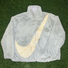 Brand New Nike Sportswear Womens Plush Faux Fur Swoosh Full Zip Jacket Size Xl ( Do3791-025 ) $150 Nike Cozy Sports Outerwear, Cozy Nike Sports Outerwear, Zip Jacket, New Nike, Nike Sportswear, Nike Women, Faux Fur, Jackets For Women, Jackets & Coats