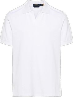 White Collared T-shirt For Work, White Collared Polo Shirt For Summer, Modern White Short Sleeve Polo Shirt, White Polo Collar T-shirt For Work, Classic White Collared Polo Shirt, White Polo Shirt For Summer, White Summer Polo Shirt, White Polo Shirt With Polo Collar For Summer, Fitted White Polo Shirt With Collar