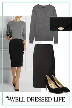 Work Outfit Inspiration, Skirt Diy, Mode Casual, Casual Work Outfits, Black Women Fashion, Wear To Work, Looks Chic, Work Outfits Women, 가을 패션