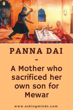 a poster with the words panna dai on it and an image of a woman in black