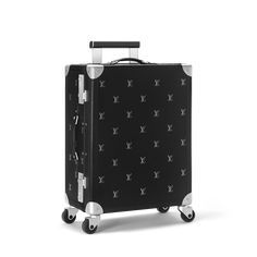 LOUIS VUITTON® - Rolling Trunk - Black Luxury Suitcase, Classy Outfits Men, Cabin Luggage, Mens Luggage, Luggage Brands, Vintage Luggage