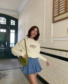 Casual Dinner Outfits, Dinner Outfit Casual, Green Bags, Rok Mini, Latina Outfits, Ootd Inspo, Dinner Outfits, Casual Dinner, Fits Inspo