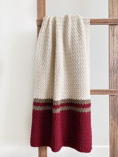 "This crocheted, color-block, throw blanket is handmade and would make a perfect addition to any home! Made with extra soft acrylic yarn so it's easy to machine wash and dry. Over-sized at 50\"x66\" it is great for cuddling up on the couch by yourself or with someone else! Colors: Maroon, Linen, Brown-Barley. **Please note: Colors in photos might vary slightly in person. Each color can throw a variation in different lighting and we always aim to display colors as accurately as possible. If you have any questions just message us! We will be more than happy to answer any questions you have. If you would like a custom order send us a message and we will try our best to make what you have in mind happen!" Crochet Blanket Colors, Yarn Color Combinations, Crochet Afgans, Baby Rugs, Blanket Diy, Holiday Crochet, Fabric Yarn, Blanket Yarn, Crochet Throw