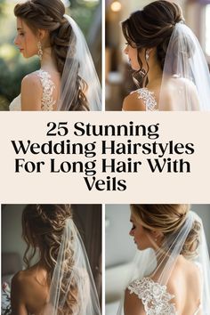 Bride wearing veil and intricate hairstyle showcasing wedding hair ideas. Wedding Hairstyles Without Veil, Short Hairstyles For Wavy Hair, Hair Flower Crown, Wedding Hair With Veil, Wedding Hair Flower Crown, Hair With Veil, Hair Makeup Wedding, Hairstyles For Wavy Hair