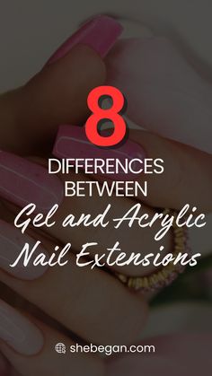 Acrylic vs Gel: Which Nail Extension is Better? Gelx Extension Nails, Gel Powder Full Set Nails, Uv Gel Full Set Nails, Difference Between Acrylic And Gel Nails, What Are Gel Nails, Gel X Nails Vs Acrylic, Gel X Vs Acrylic, Gel Nails With Extensions, Acrylic Nails Vs Gel Nails