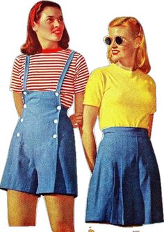 1945 Fashion, 1970s Summer Fashion, 70s Summer Fashion, Summer Vintage Outfits, 40s Outfits, 1940s Fashion Women, 1950s Fashion Women, 1940s Women