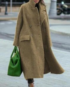 Trendy Winter Fashion, Long Sweater Coat, Casual Outwear, Elegant Dresses Classy, Long Winter Coats, Kawaii Fashion Outfits, Over 50 Womens Fashion, Classic Coats, Looks Street Style