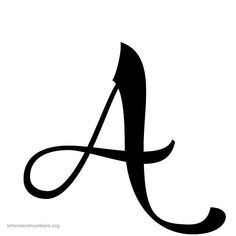 the letter person is made up of black letters and it has a long tail on one end