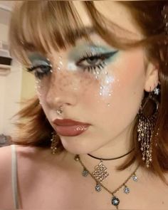 Funky Makeup, Rave Makeup, Inner Glow, Dope Makeup, Makeup Guide, Edgy Makeup