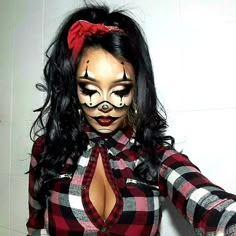 Gangsta Clown Makeup, Clown Halloween Costumes, Chola Girl, Chola Style