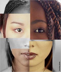 four different images of women with the words multi - cultural millennium misconeptions