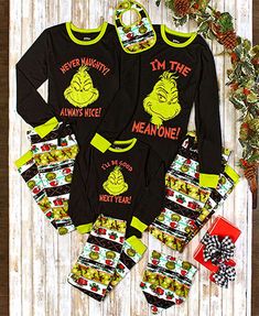 Grinch Family Pajamas | The Lakeside Collection Sleeping Outfits, Mens Pajamas Set, Lakeside Collection, Ltd Commodities, Family Pajamas, Sleepwear & Loungewear, Pajama Set Women, Mens Pajamas